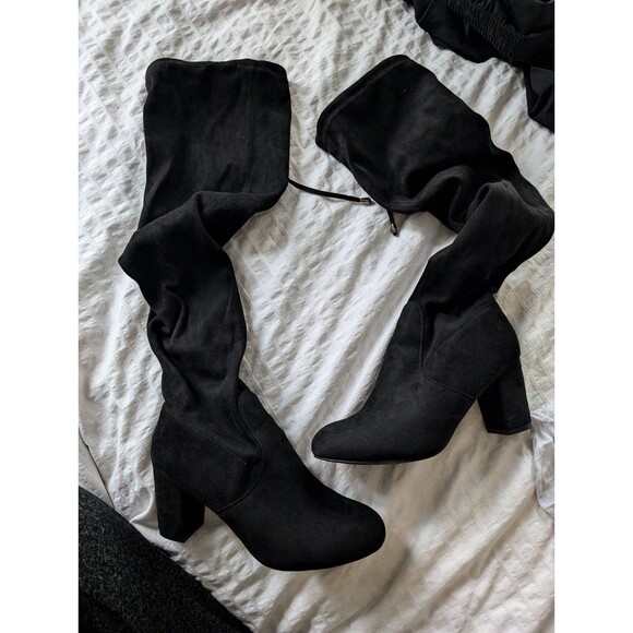 Thigh high boots heels 8 5 - Picture 2 of 6